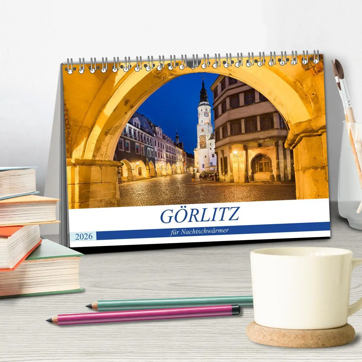 Bild: 9783457769645 | GÖRLITZ für Nachtschwärmer (Tischkalender 2026 DIN A5 quer),...