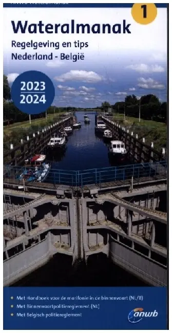 Cover: 9789018049645 | Wateralmanak 1 2023/2024 | Taschenbuch | ANWB Waterkaarten | 2023