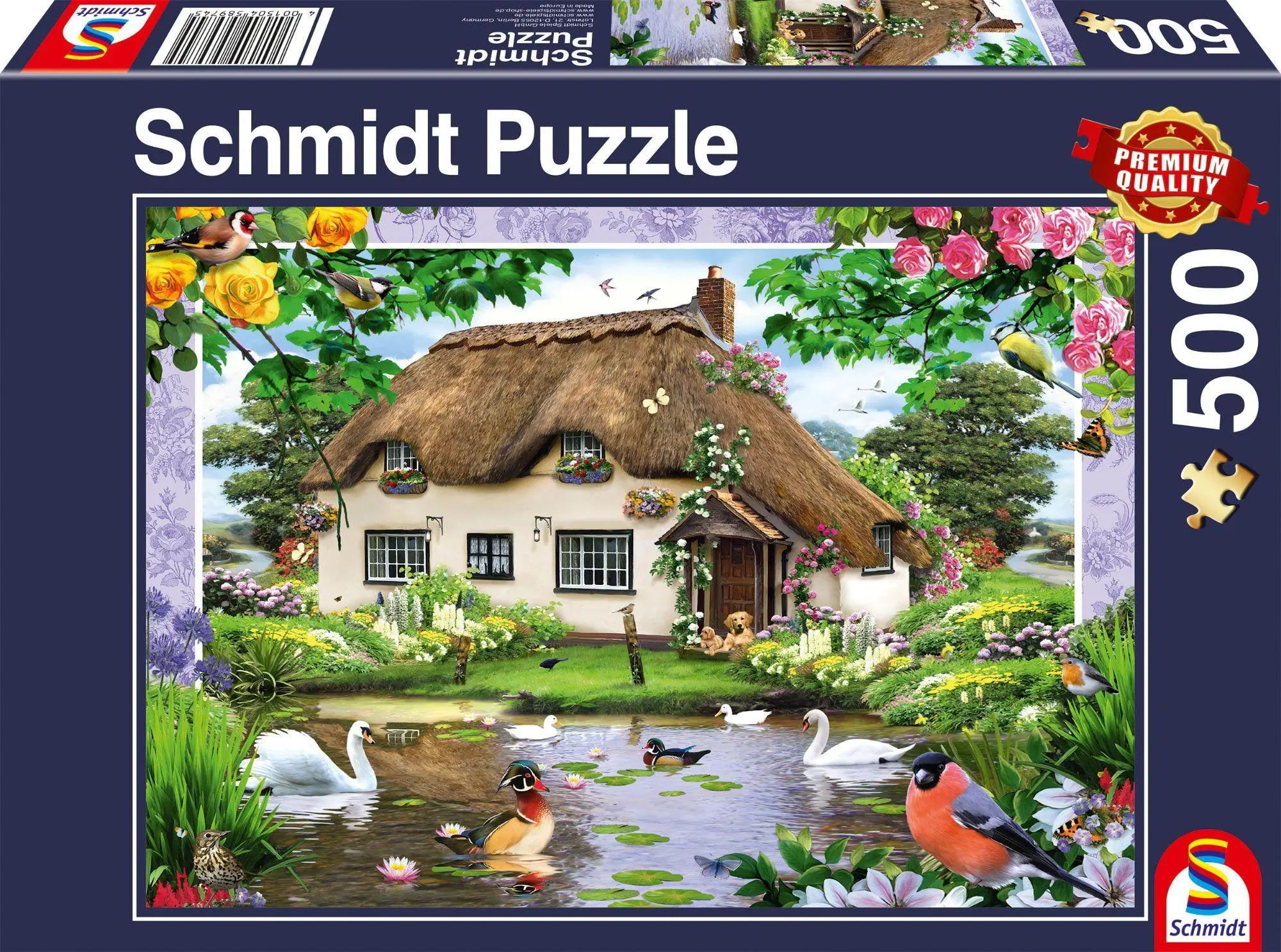 Cover: 4001504589745 | Romantisches Landhaus. 500 Teile | Erwachsenenpuzzle | Spiel | 58974