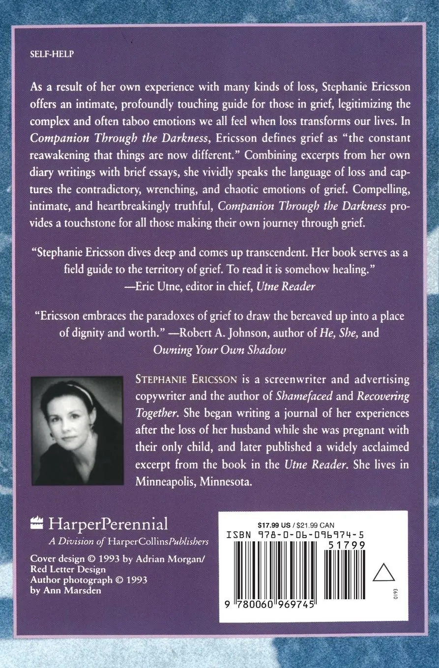 Rückseite: 9780060969745 | Companion Through The Darkness | Stephanie Ericsson | Taschenbuch