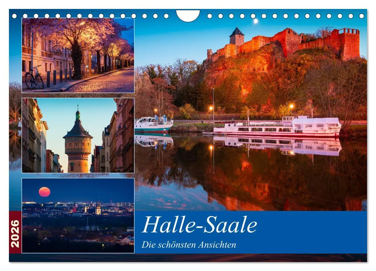 Cover: 9783457689745 | Halle-Saale - Die schönsten Ansichten (Wandkalender 2026 DIN A4...
