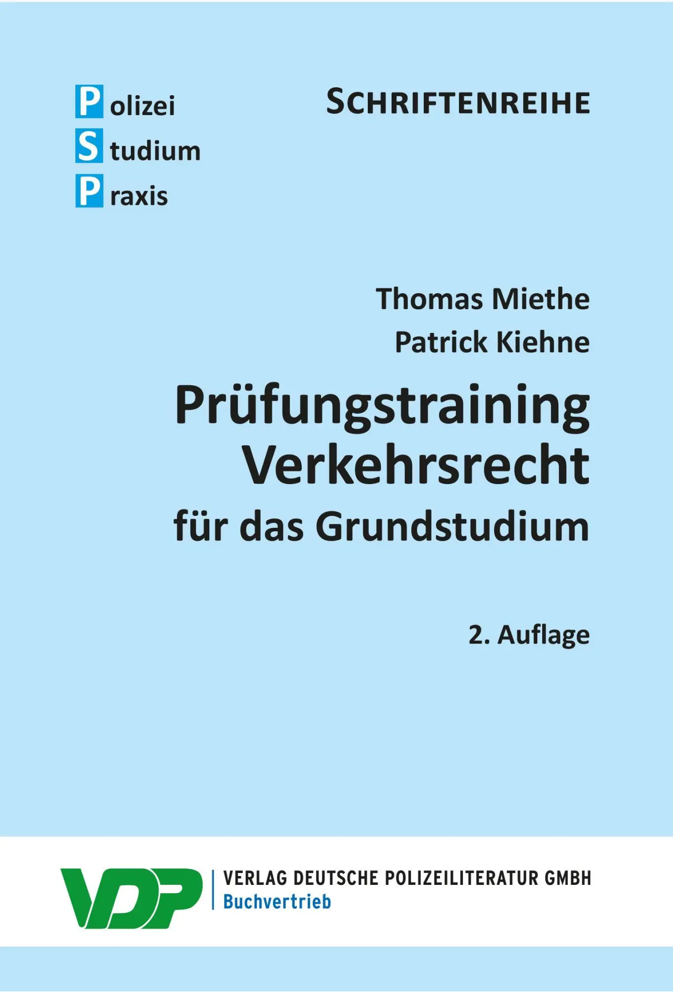 Cover: 9783801109745 | Prüfungstraining Verkehrsrecht für das Grundstudium | Miethe (u. a.)