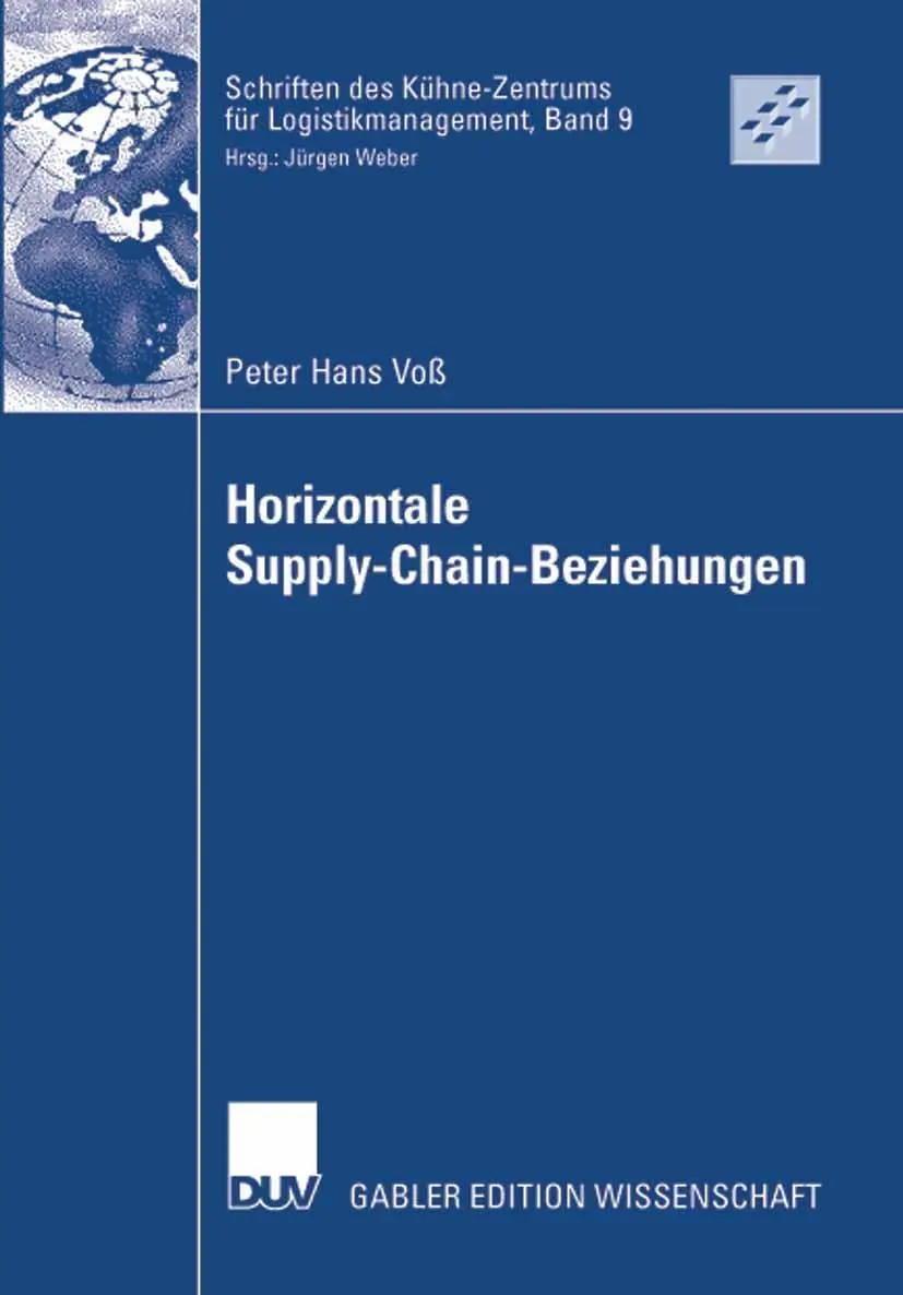 Cover: 9783835009745 | Horizontale Supply-Chain-Beziehungen | Peter Hans Voß | Taschenbuch