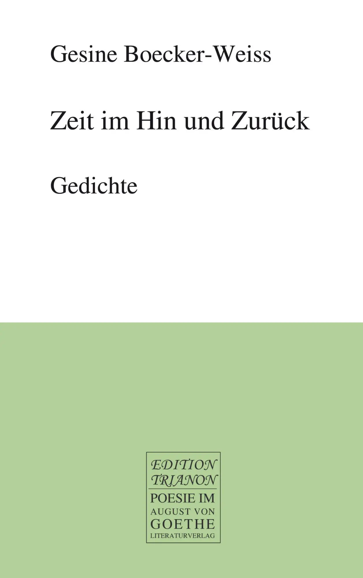 Zeit im Hin und Zurück