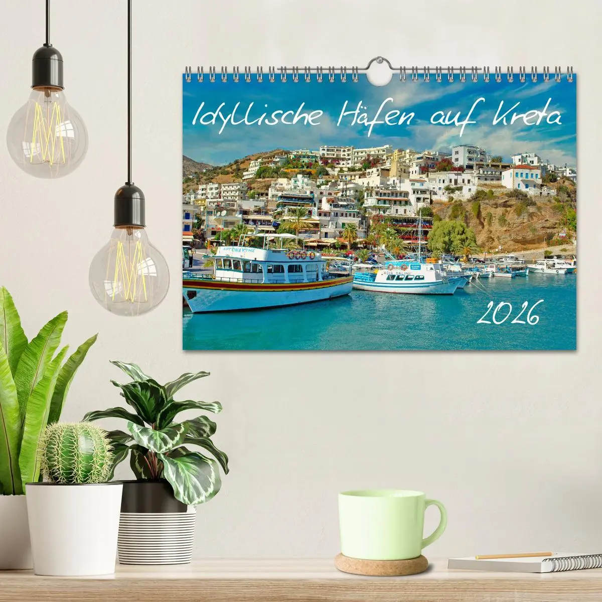 Bild: 9783457679845 | Idyllische Häfen auf Kreta (Wandkalender 2026 DIN A4 quer),...
