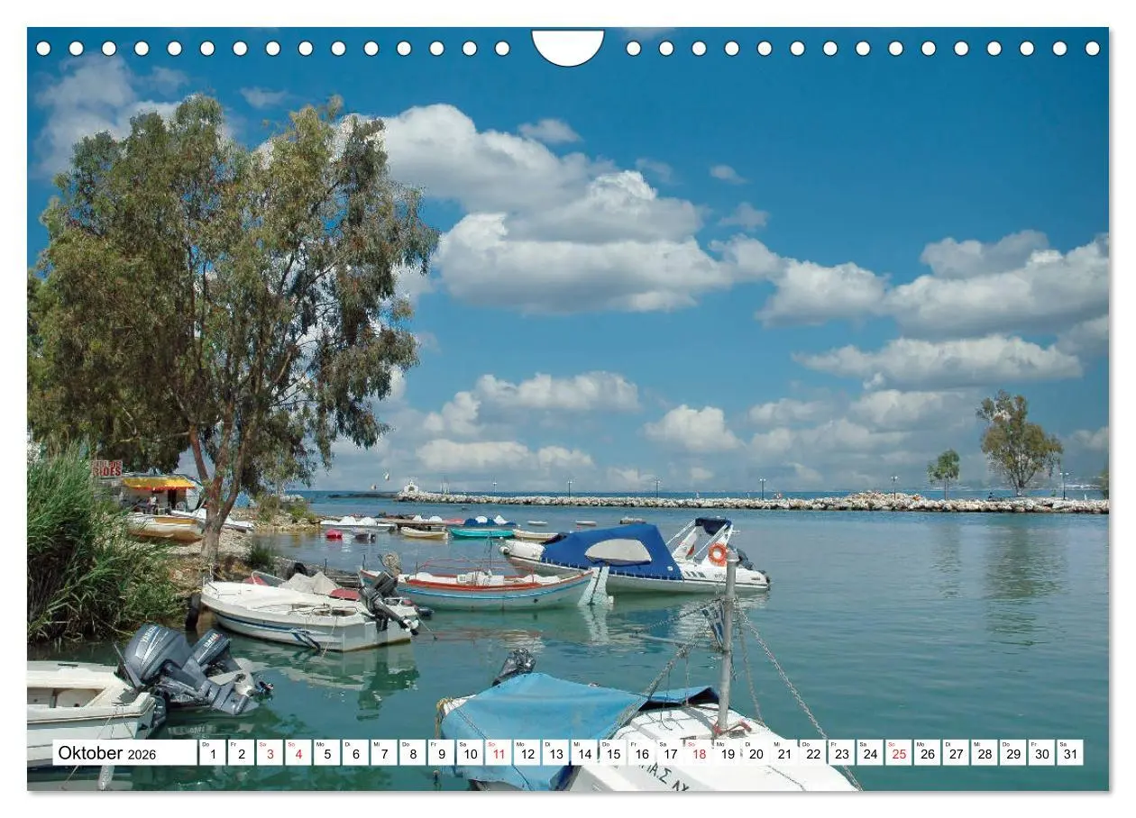 Bild: 9783457679845 | Idyllische Häfen auf Kreta (Wandkalender 2026 DIN A4 quer),...