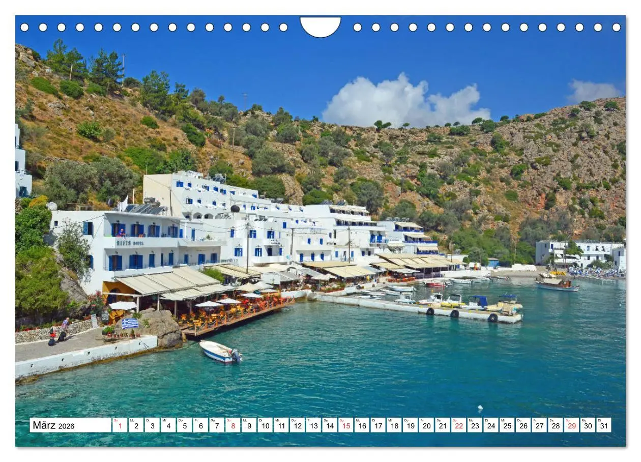 Bild: 9783457679845 | Idyllische Häfen auf Kreta (Wandkalender 2026 DIN A4 quer),...