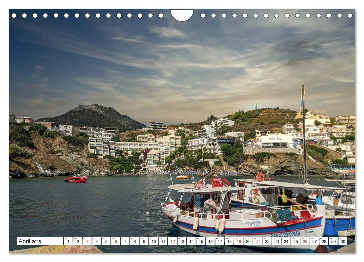 Bild: 9783457679845 | Idyllische Häfen auf Kreta (Wandkalender 2026 DIN A4 quer),...