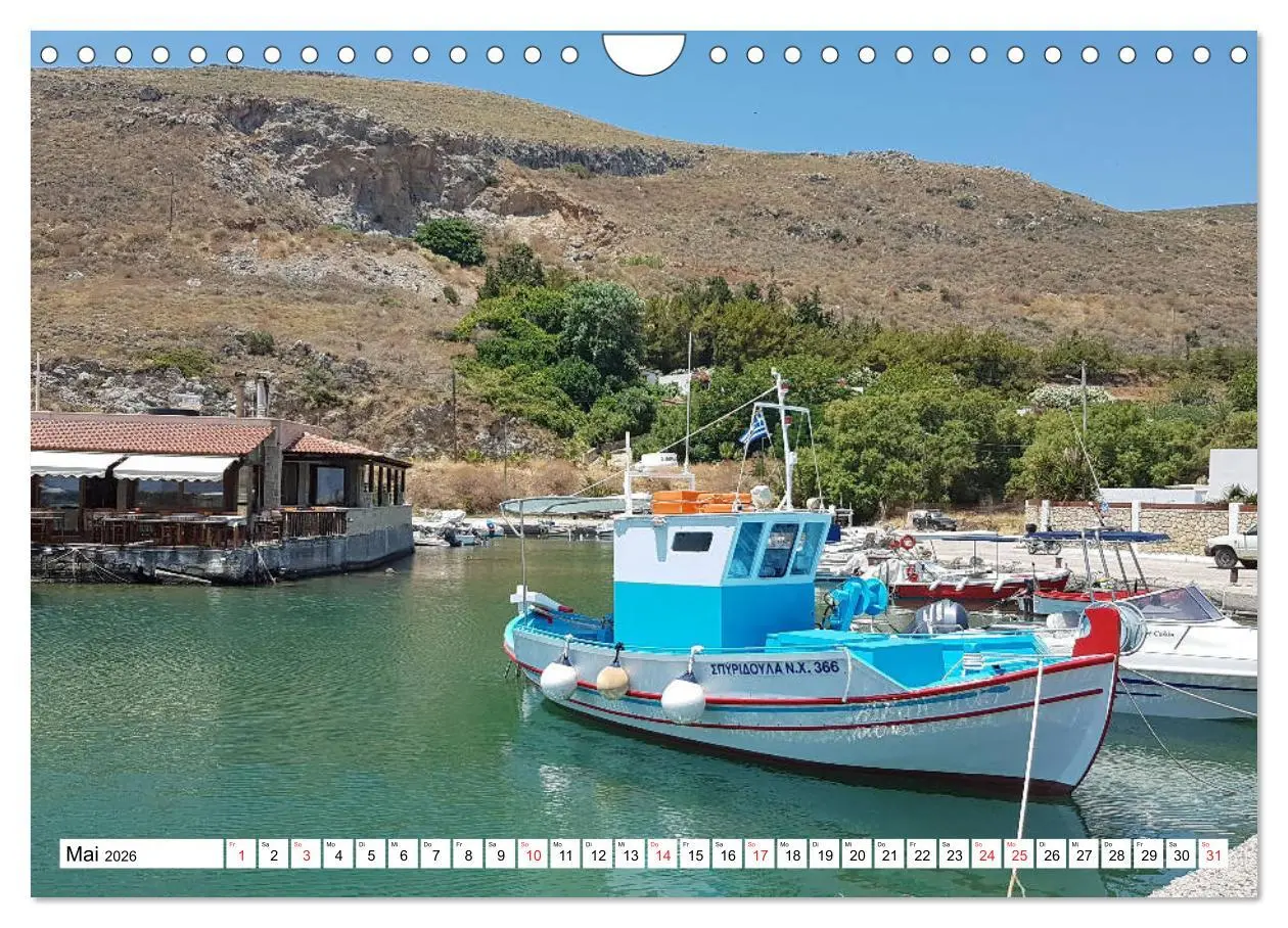 Bild: 9783457679845 | Idyllische Häfen auf Kreta (Wandkalender 2026 DIN A4 quer),...