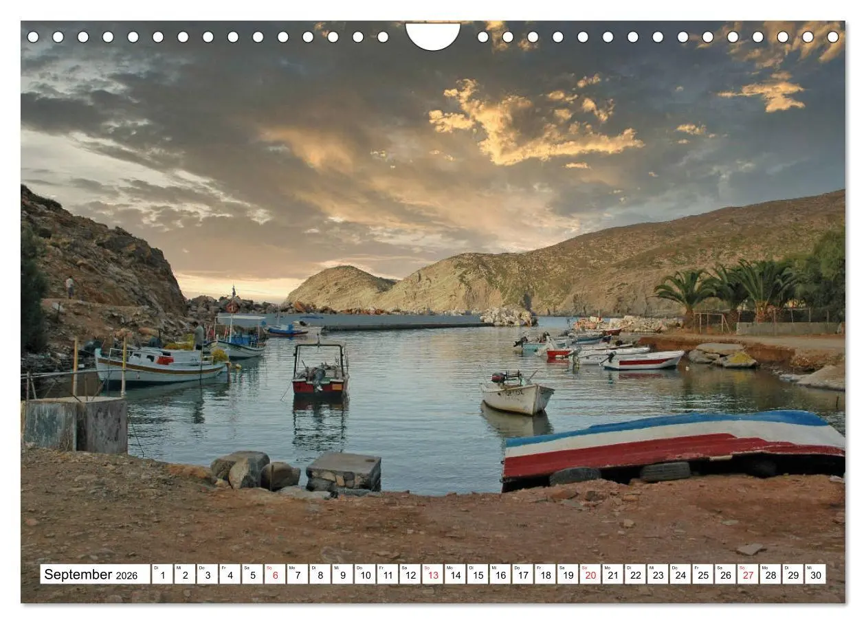Bild: 9783457679845 | Idyllische Häfen auf Kreta (Wandkalender 2026 DIN A4 quer),...