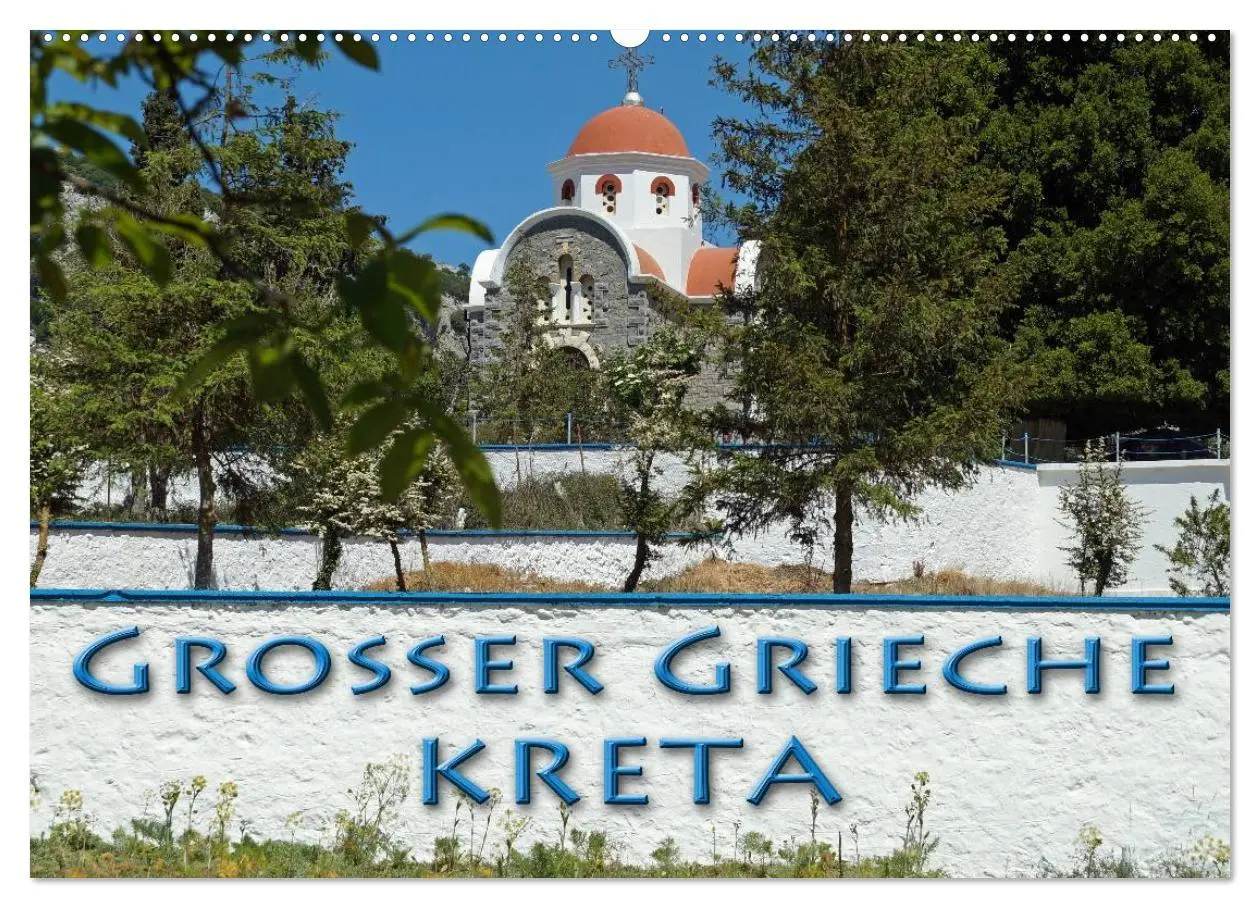 Cover: 9783516219845 | Großer Grieche Kreta (Wandkalender 2026 DIN A2 quer), CALVENDO...