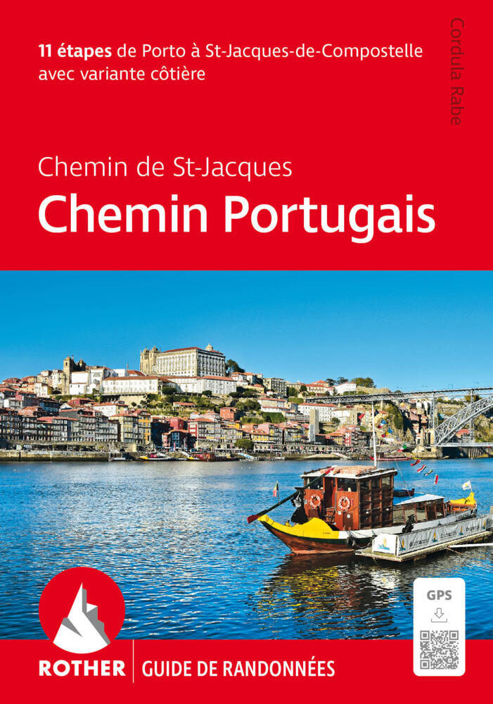 Cover: 9783763349845 | Chemin Portugais - Le Chemin de St-Jacques (Rother guide de...