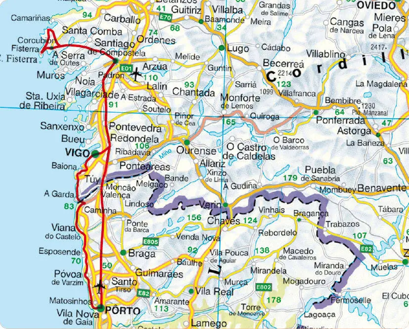 Bild: 9783763349845 | Chemin Portugais - Le Chemin de St-Jacques (Rother guide de...
