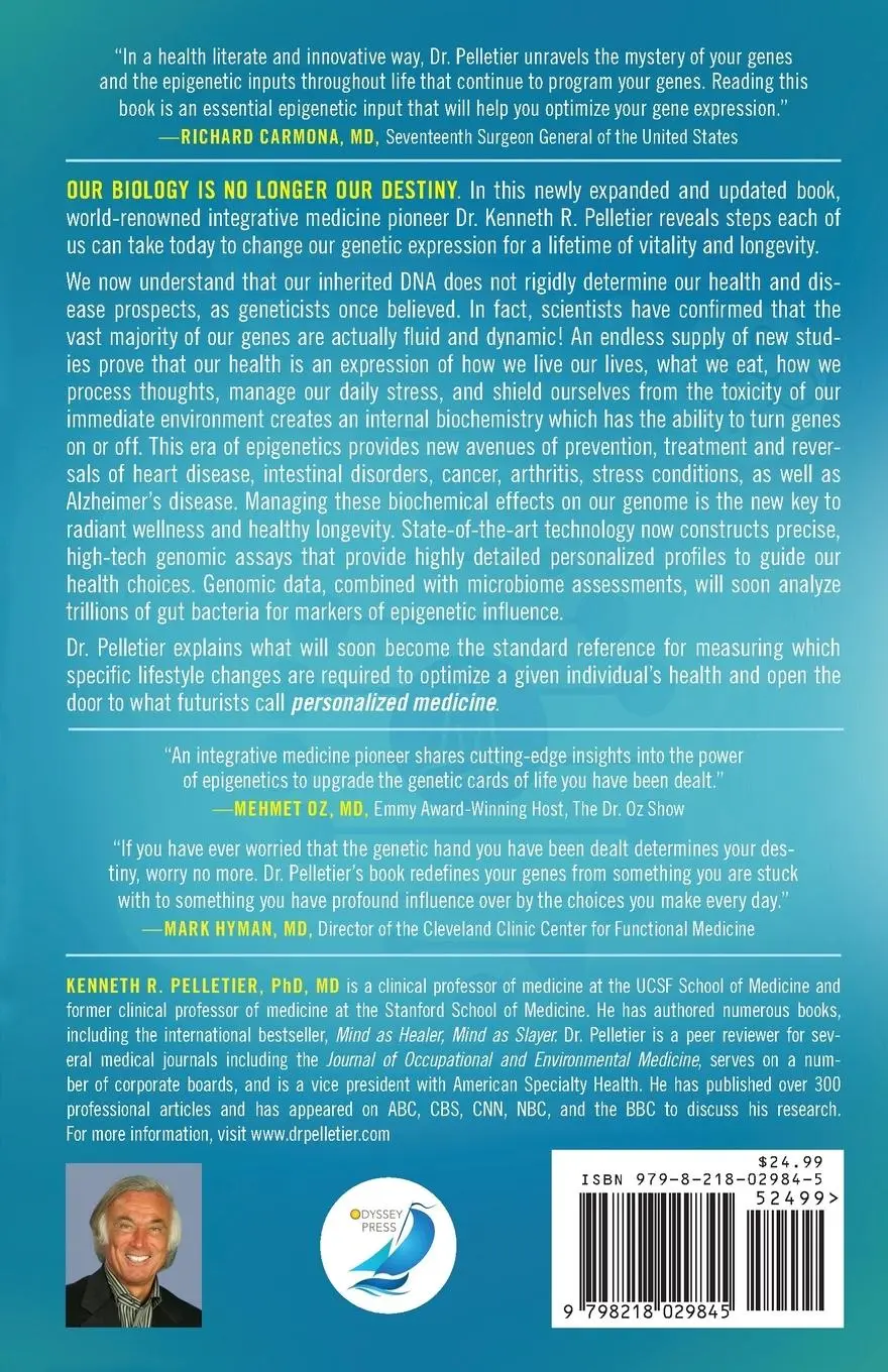 Rückseite: 9798218029845 | Change Your Genes, Change Your Life | Kenneth R Pelletier | Buch