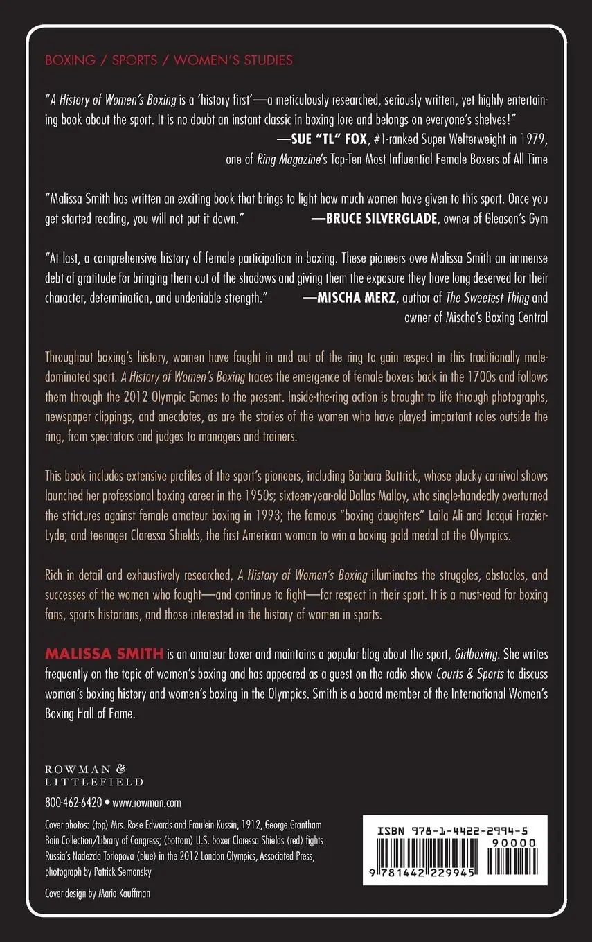 Rückseite: 9781442229945 | A History of Women's Boxing | Malissa Smith | Buch | Englisch | 2014