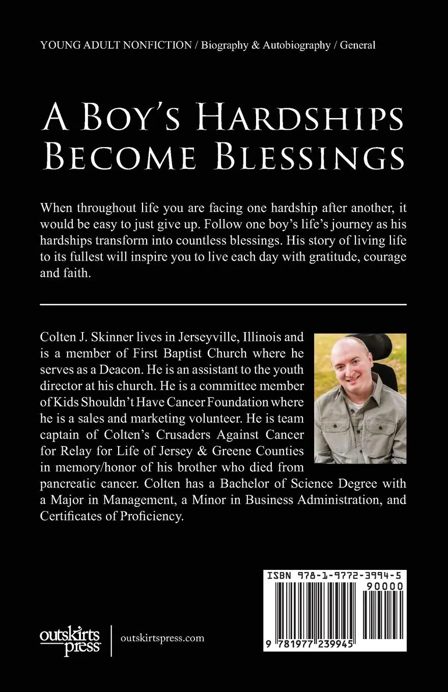 Rückseite: 9781977239945 | Life's a Journey | Hardships to Blessings | Colten J. Skinner | Buch