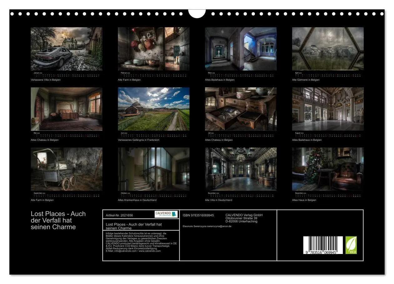 Bild: 9783516069945 | Lost Places - Auch der Verfall hat seinen Charme (Wandkalender 2026...