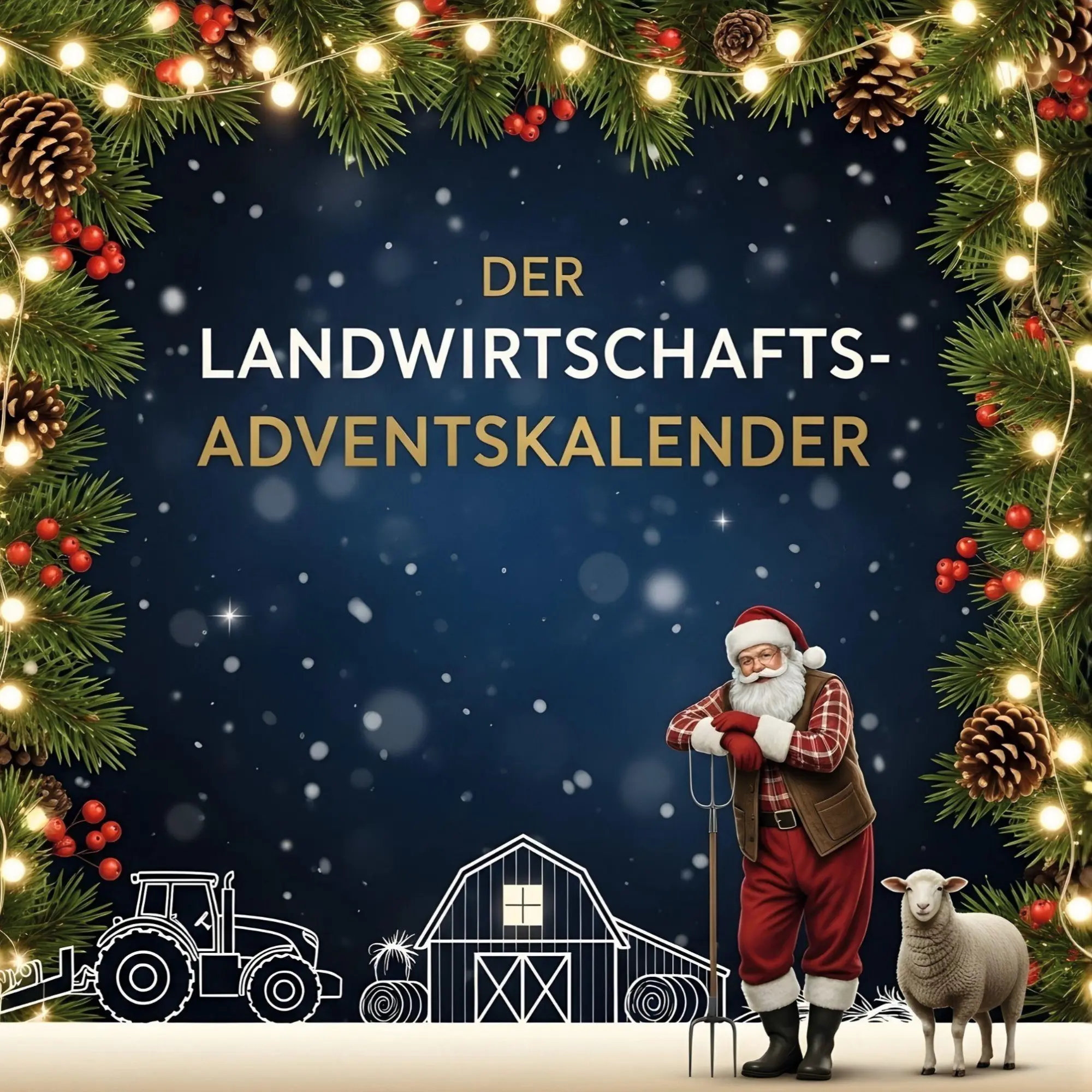 Cover: 9783695339945 | Der Landwirtschafts-Adventskalender | Emily Scholz | Taschenbuch