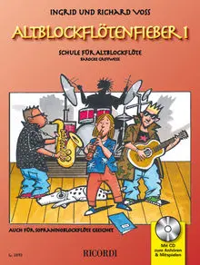 Cover: 9783938809945 | Altblockflötenfieber Band 1 (+CD) Schule | Richard Voss | Buch + CD