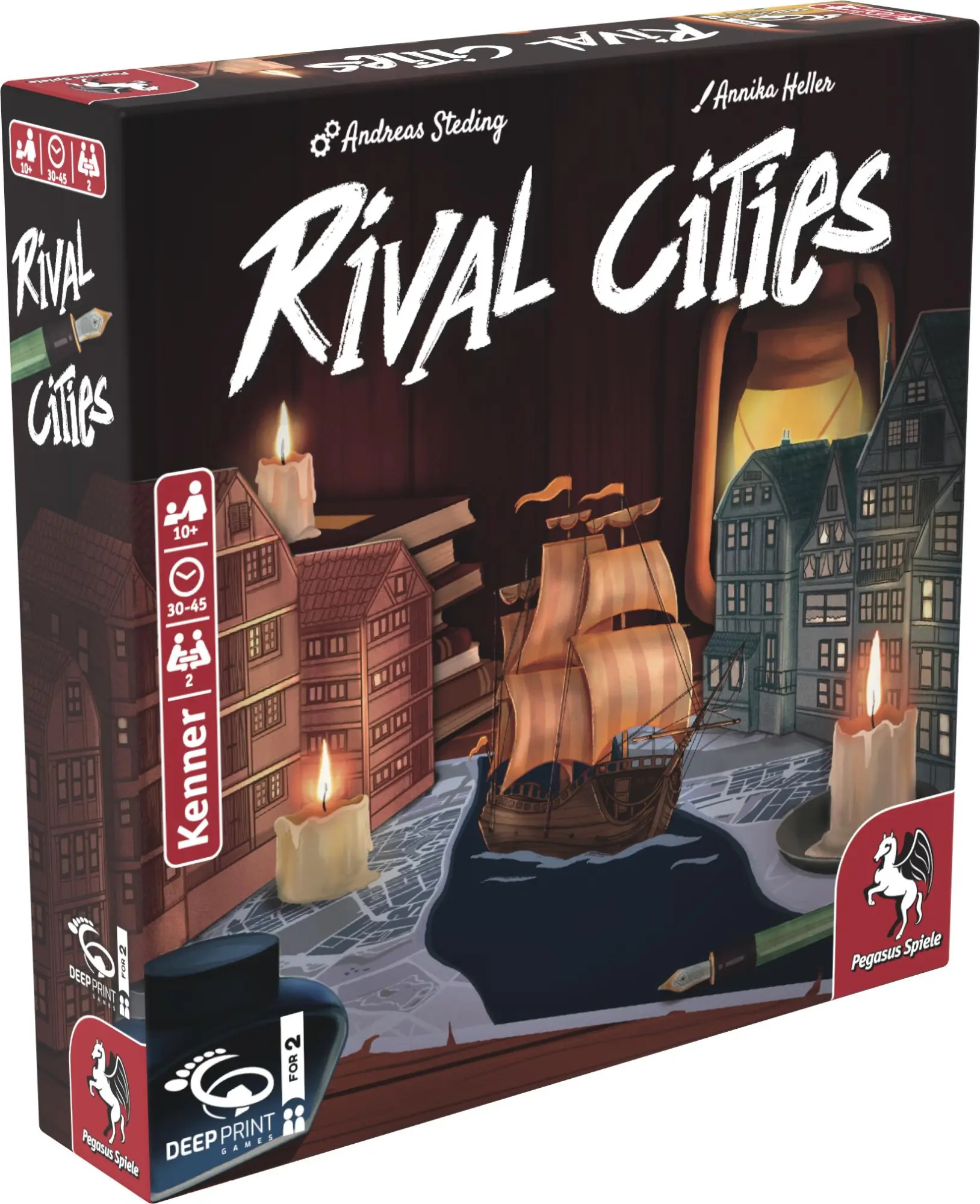 Cover: 4250231740046 | Rival Cities (Deep Print Games) | Andreas Steding | Spiel | 57823G