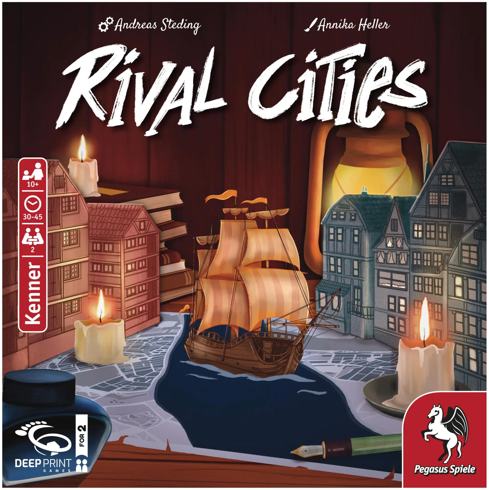 Bild: 4250231740046 | Rival Cities (Deep Print Games) | Andreas Steding | Spiel | 57823G