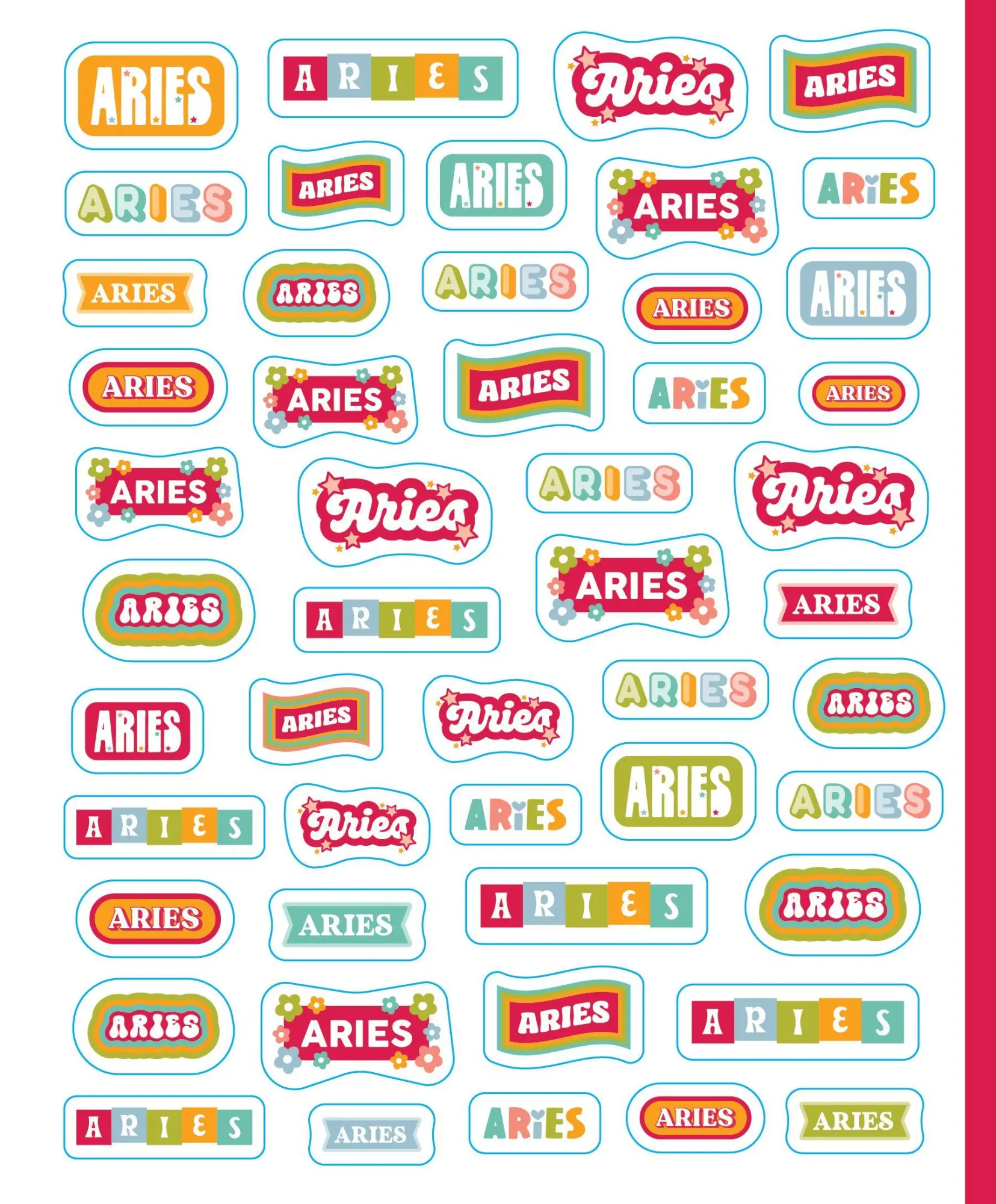 Bild: 9781523520046 | So. Many. Astrology Stickers. | 2,565 Stickers for Zodiac Lovers
