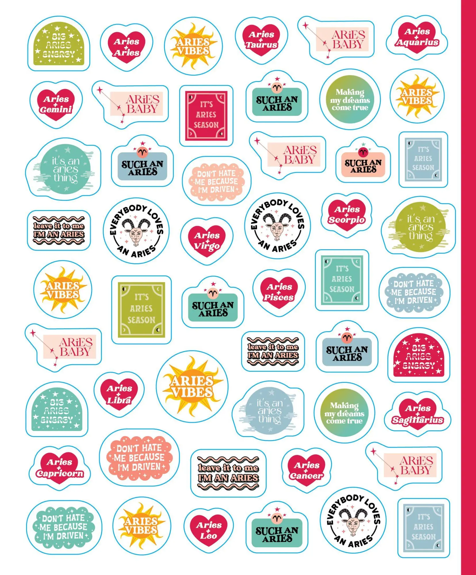 Bild: 9781523520046 | So. Many. Astrology Stickers. | 2,565 Stickers for Zodiac Lovers