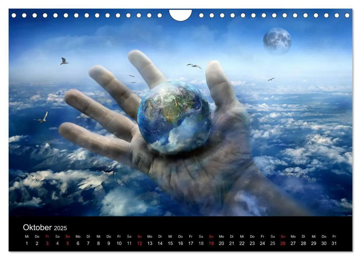 Bild: 9783435830046 | Der Fantasy Kalender (Wandkalender 2025 DIN A4 quer), CALVENDO...
