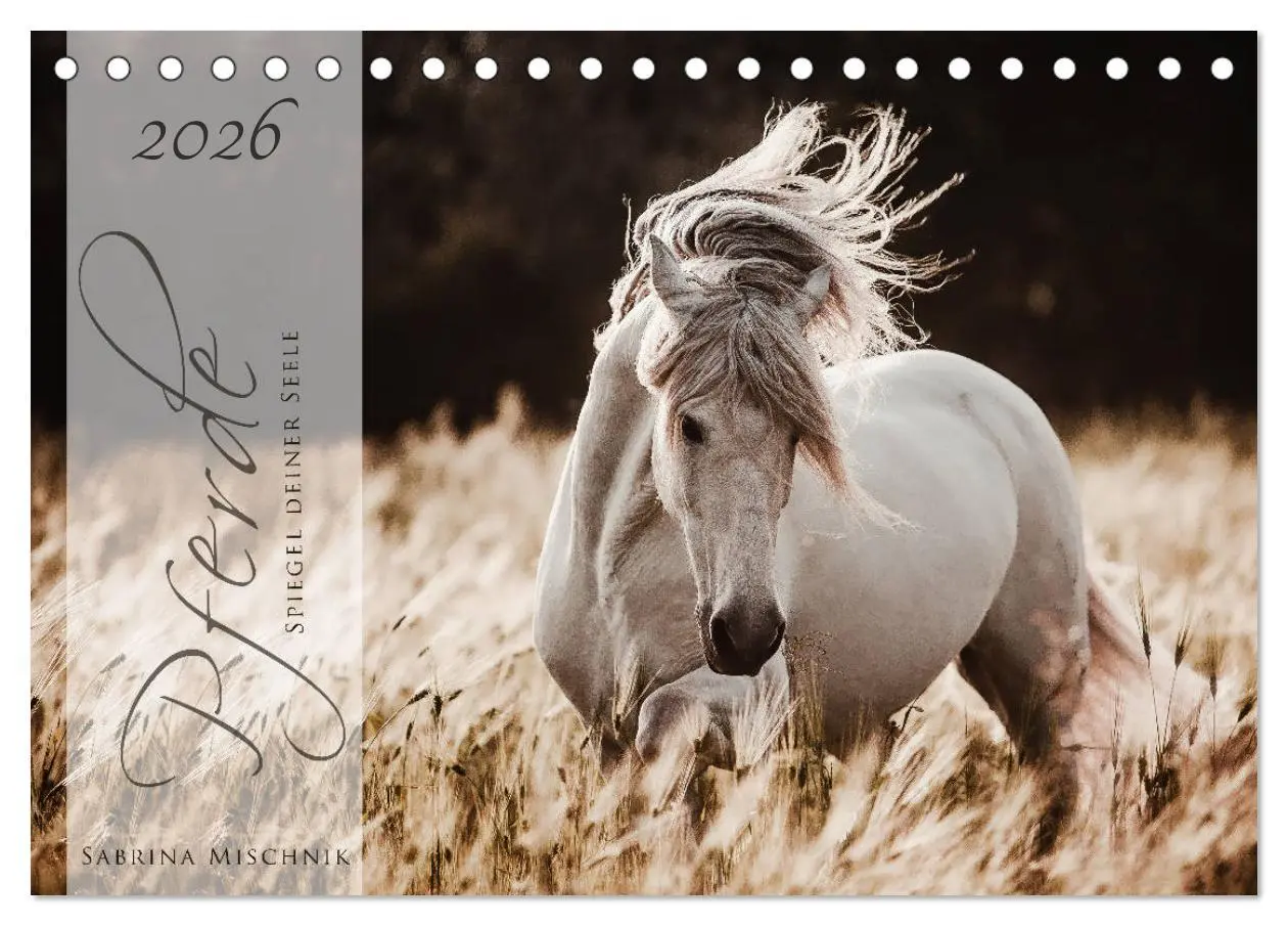 Cover: 9783457850046 | Pferde - Spiegel deiner Seele (Tischkalender 2026 DIN A5 quer),...