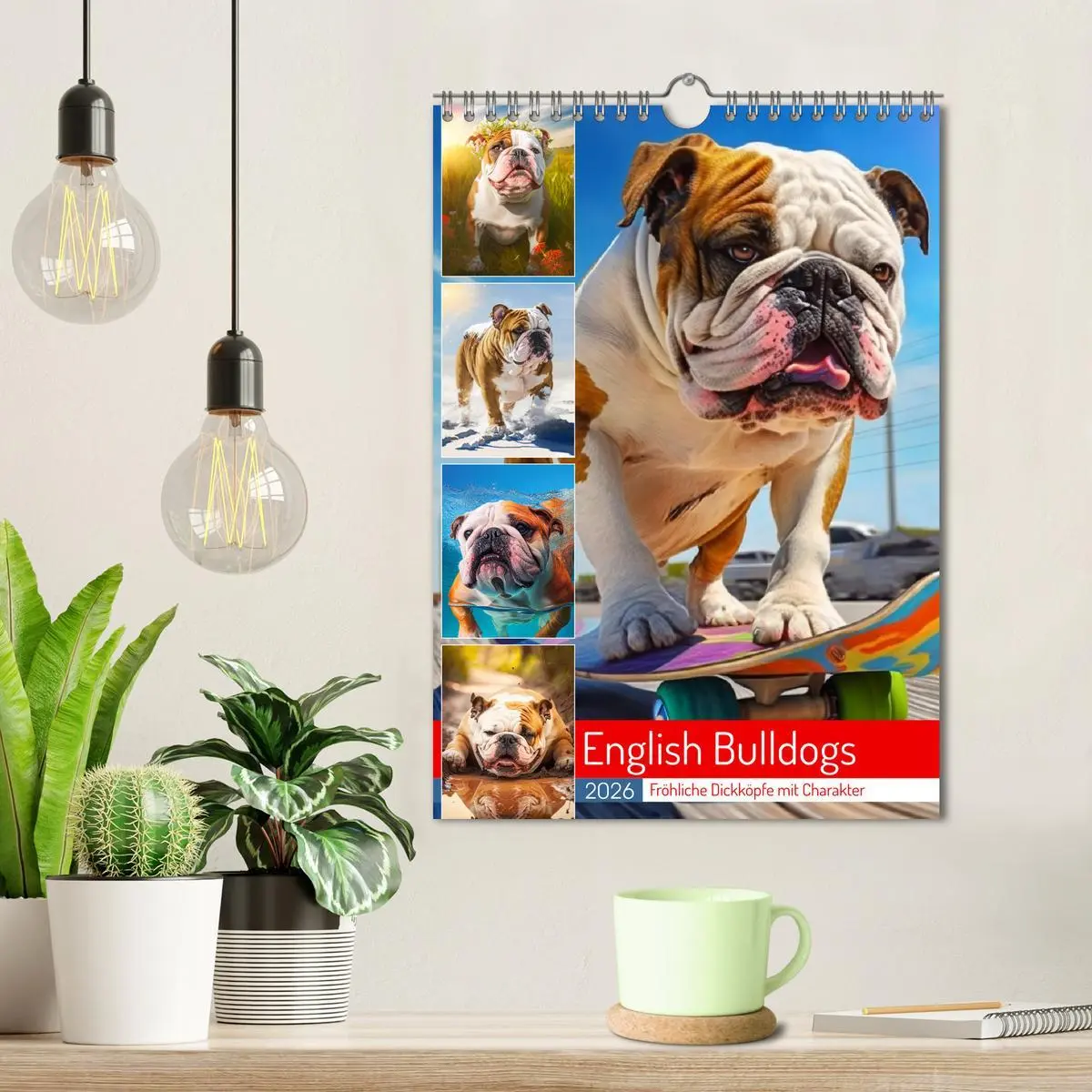 Bild: 9783516320046 | English Bulldogs. Fröhliche Dickköpfe mit Charakter (Wandkalender...