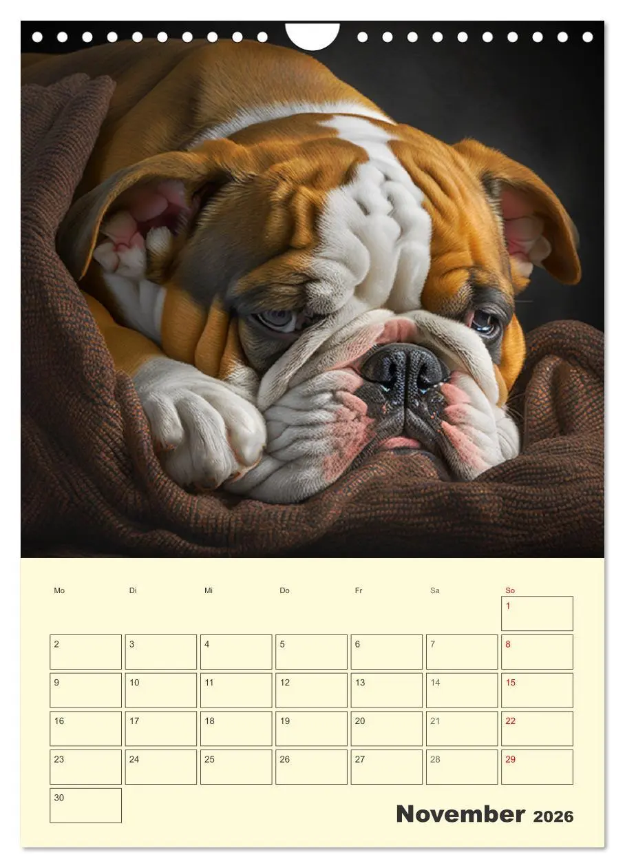 Bild: 9783516320046 | English Bulldogs. Fröhliche Dickköpfe mit Charakter (Wandkalender...