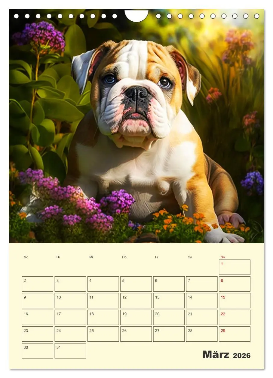 Bild: 9783516320046 | English Bulldogs. Fröhliche Dickköpfe mit Charakter (Wandkalender...