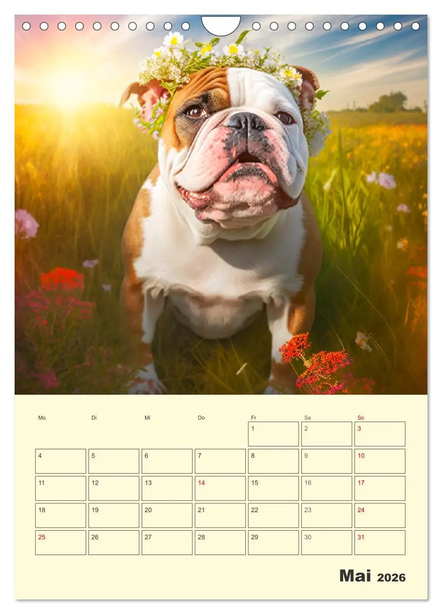 Bild: 9783516320046 | English Bulldogs. Fröhliche Dickköpfe mit Charakter (Wandkalender...
