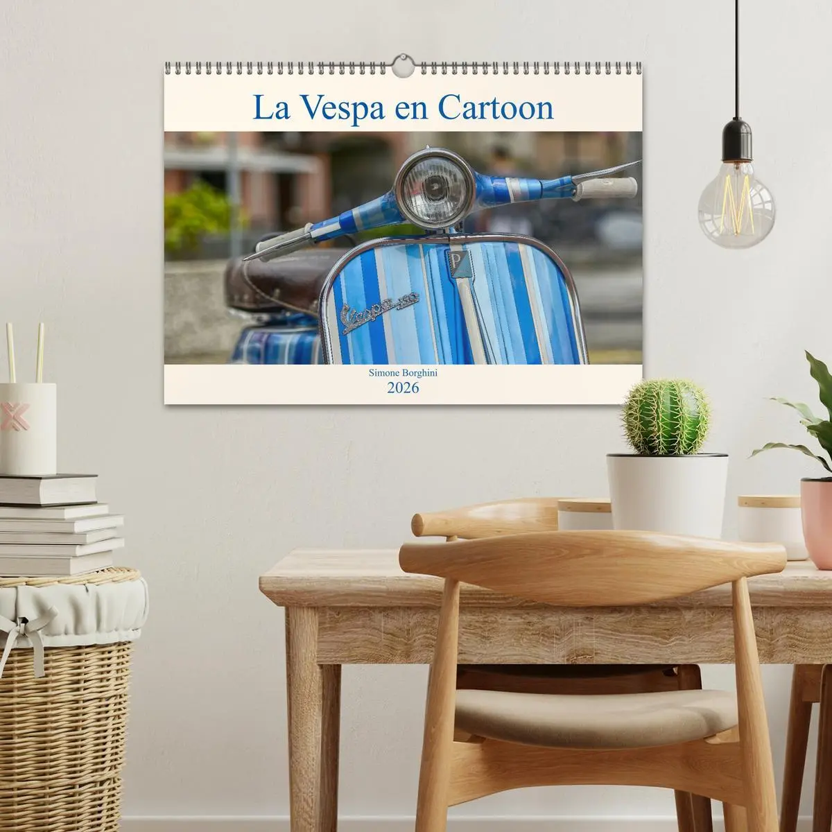 Bild: 9783516560046 | La Vespa en Cartoon (Calendrier mural 2026 DIN A3 vertical),...