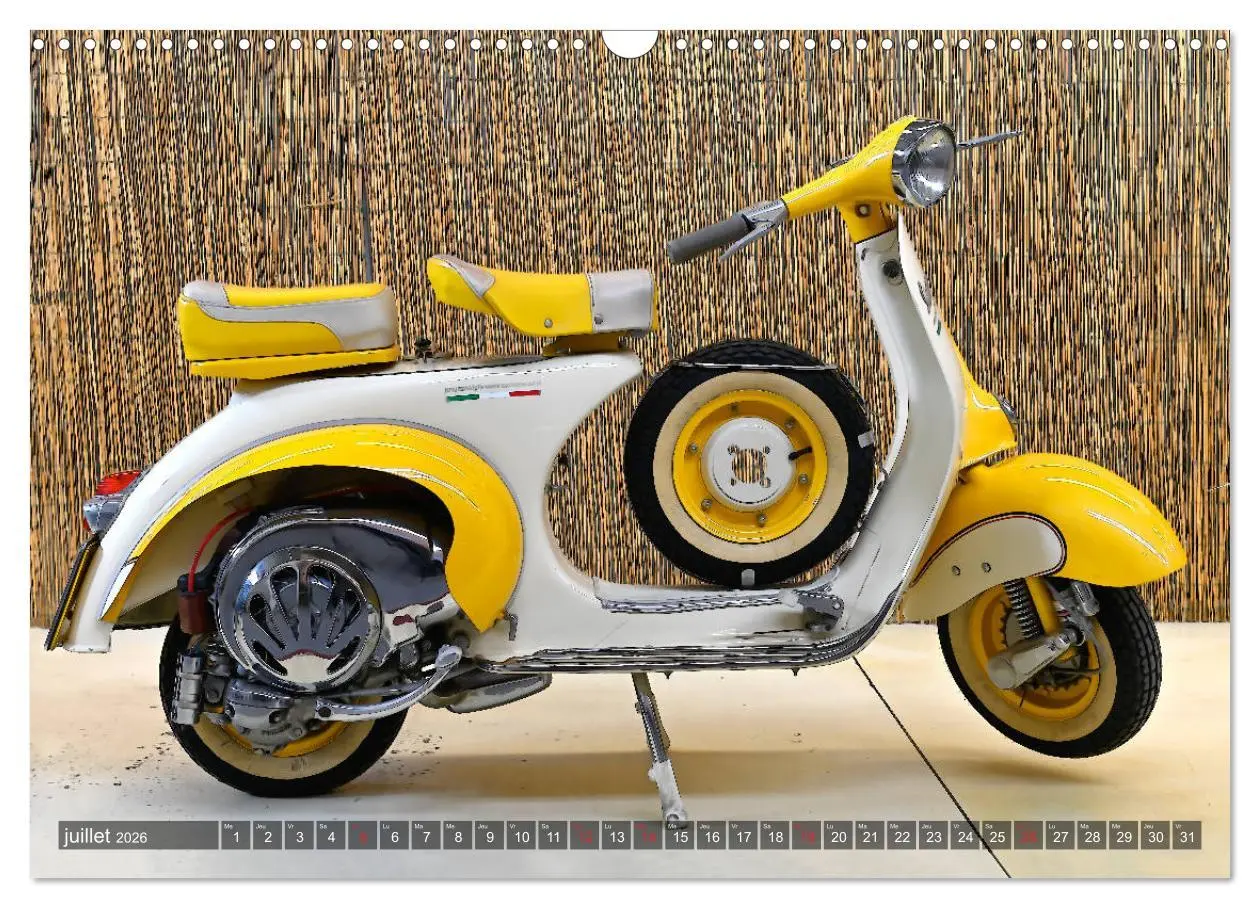 Bild: 9783516560046 | La Vespa en Cartoon (Calendrier mural 2026 DIN A3 vertical),...