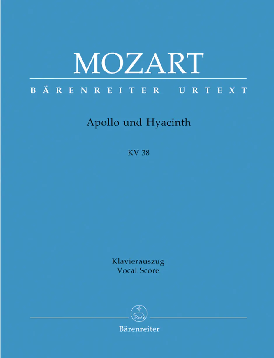 Cover: 9790006520046 | Apollo und Hyacinth KV 38 | Wolfgang Amadeus Mozart | Broschüre | Buch