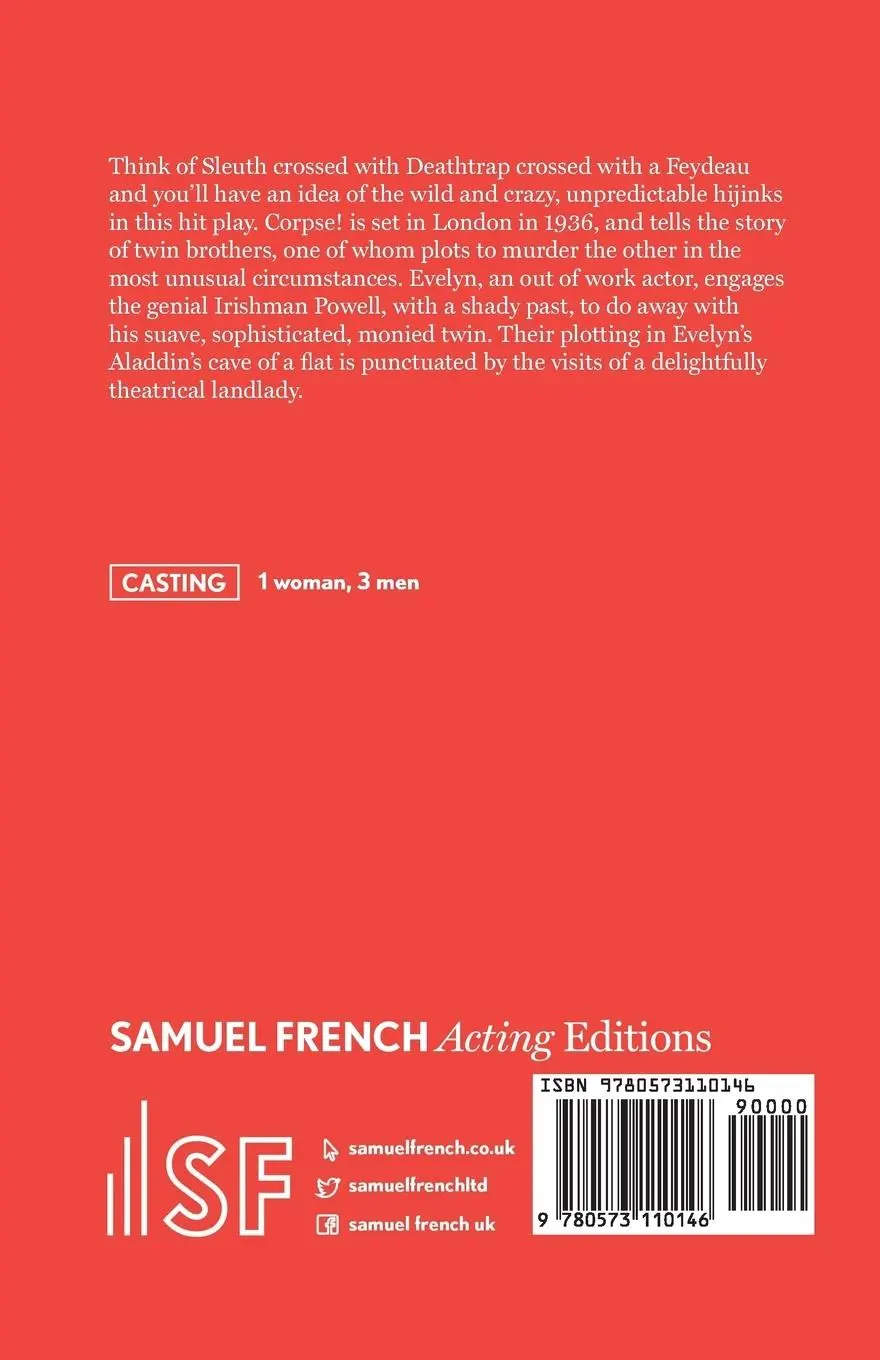 Rückseite: 9780573110146 | Traveller Without Luggage | A Comedy Thriller | Gerald Moon | Buch