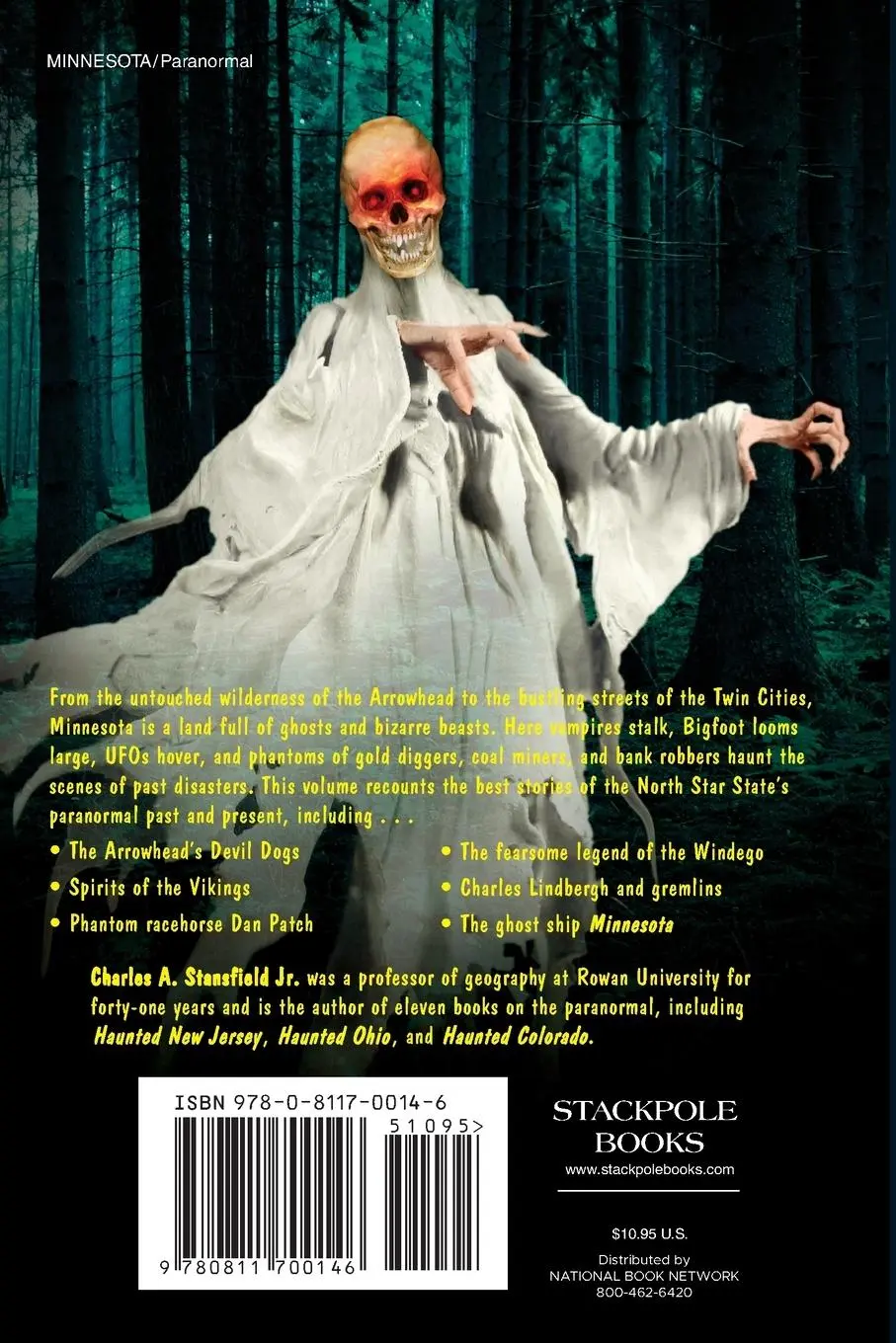Rückseite: 9780811700146 | Haunted Minnesota | Charles A Stansfield | Taschenbuch | Englisch