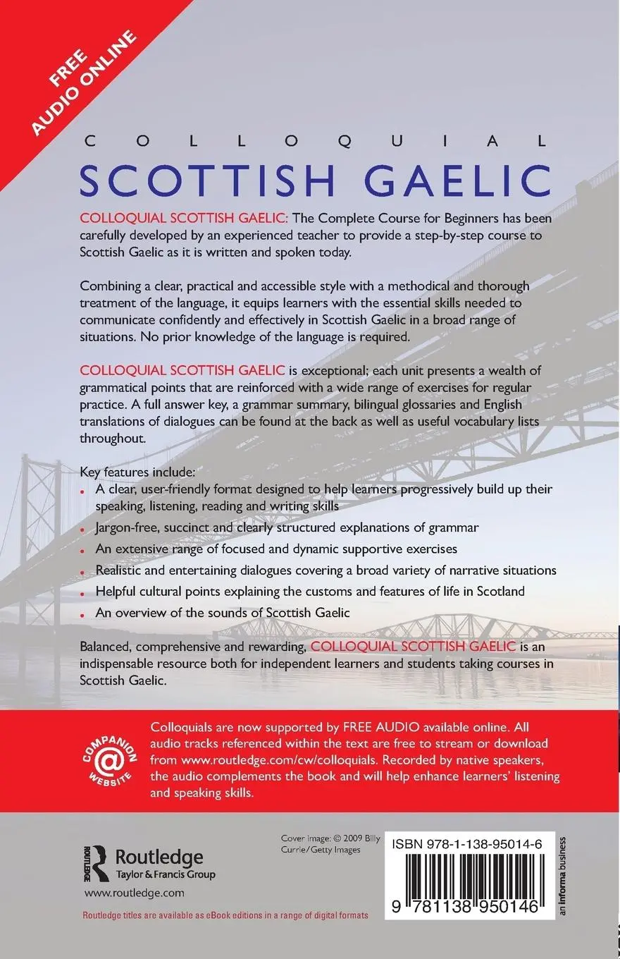 Rückseite: 9781138950146 | Colloquial Scottish Gaelic | The Complete Course for Beginners | Buch