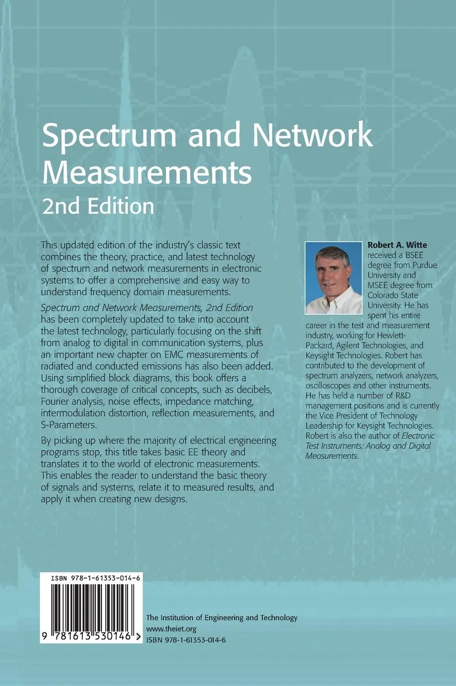 Rückseite: 9781613530146 | Spectrum and Network Measurements | Robert A Witte | Buch | Gebunden