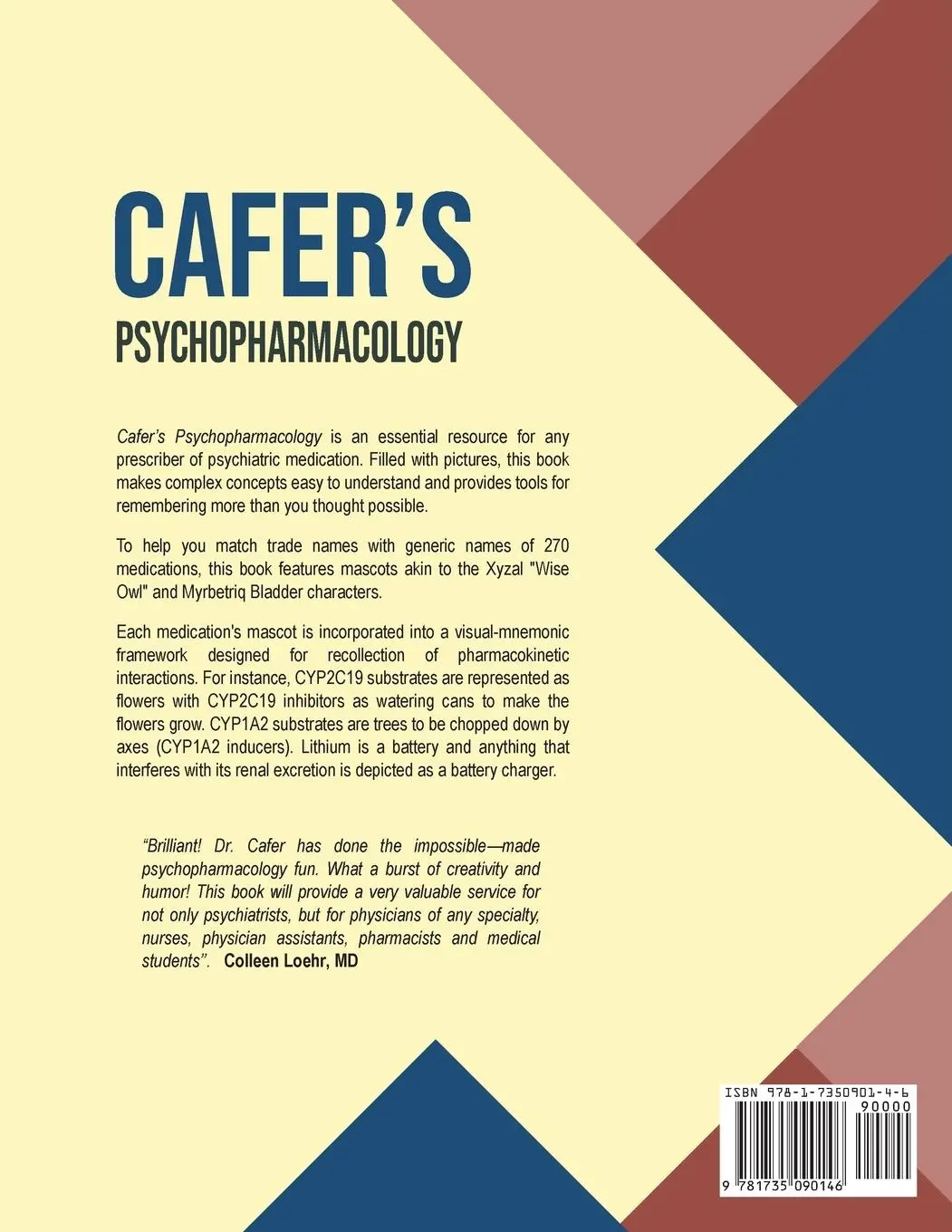 Rückseite: 9781735090146 | Cafer's Psychopharmacology | Jason Cafer | Taschenbuch | Englisch