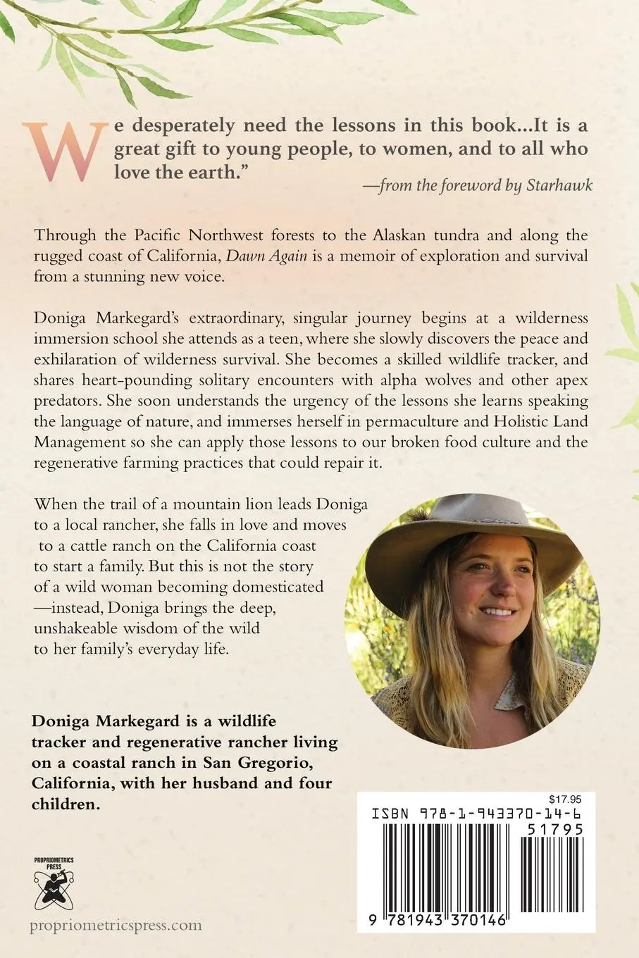 Rückseite: 9781943370146 | Dawn Again | Tracking the Wisdom of the Wild | Doniga Markegard | Buch