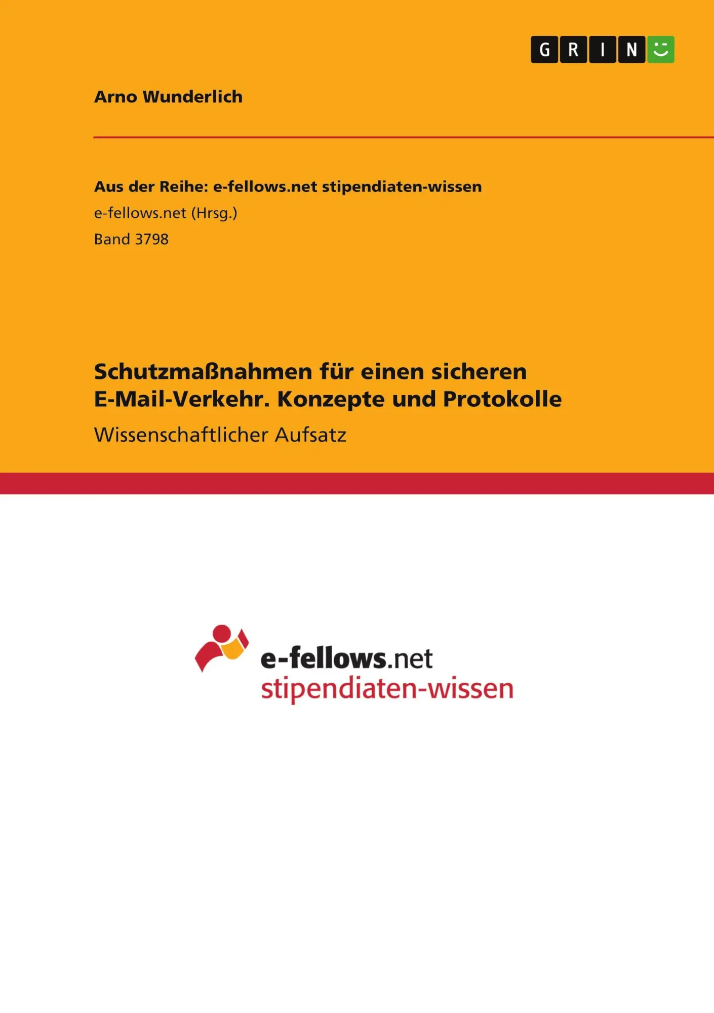 Cover: 9783346410146 | Schutzmaßnahmen für einen sicheren E-Mail-Verkehr. Konzepte und...