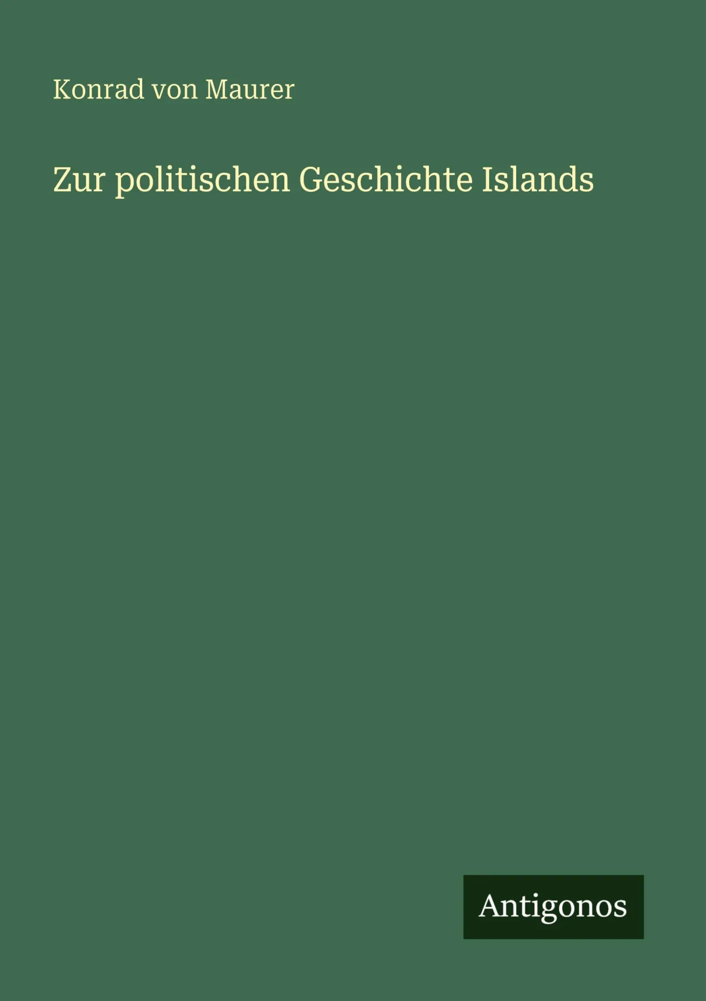 Zur politischen Geschichte Islands