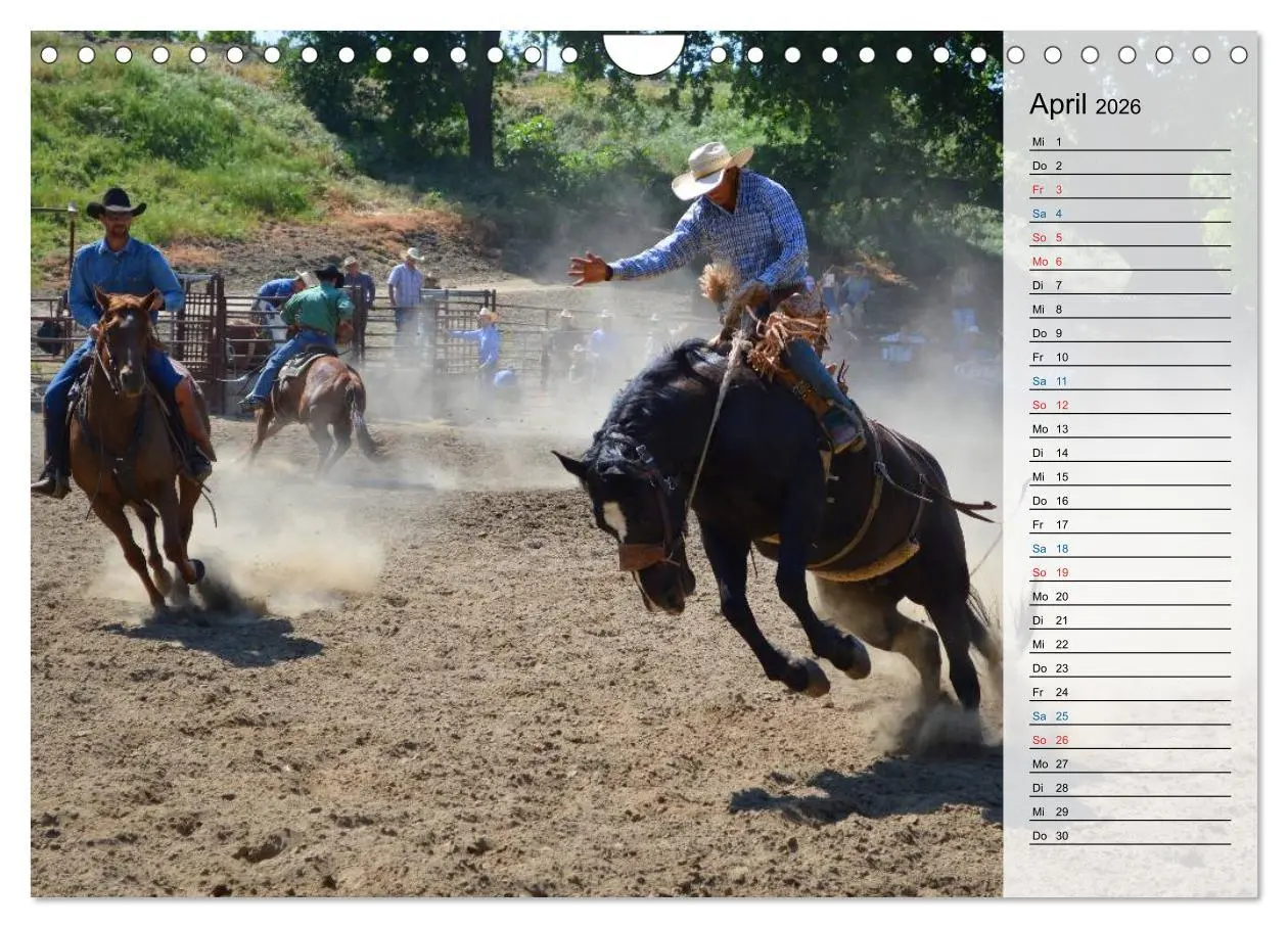 Bild: 9783457910146 | Faszination Rodeo (Wandkalender 2026 DIN A4 quer), CALVENDO...