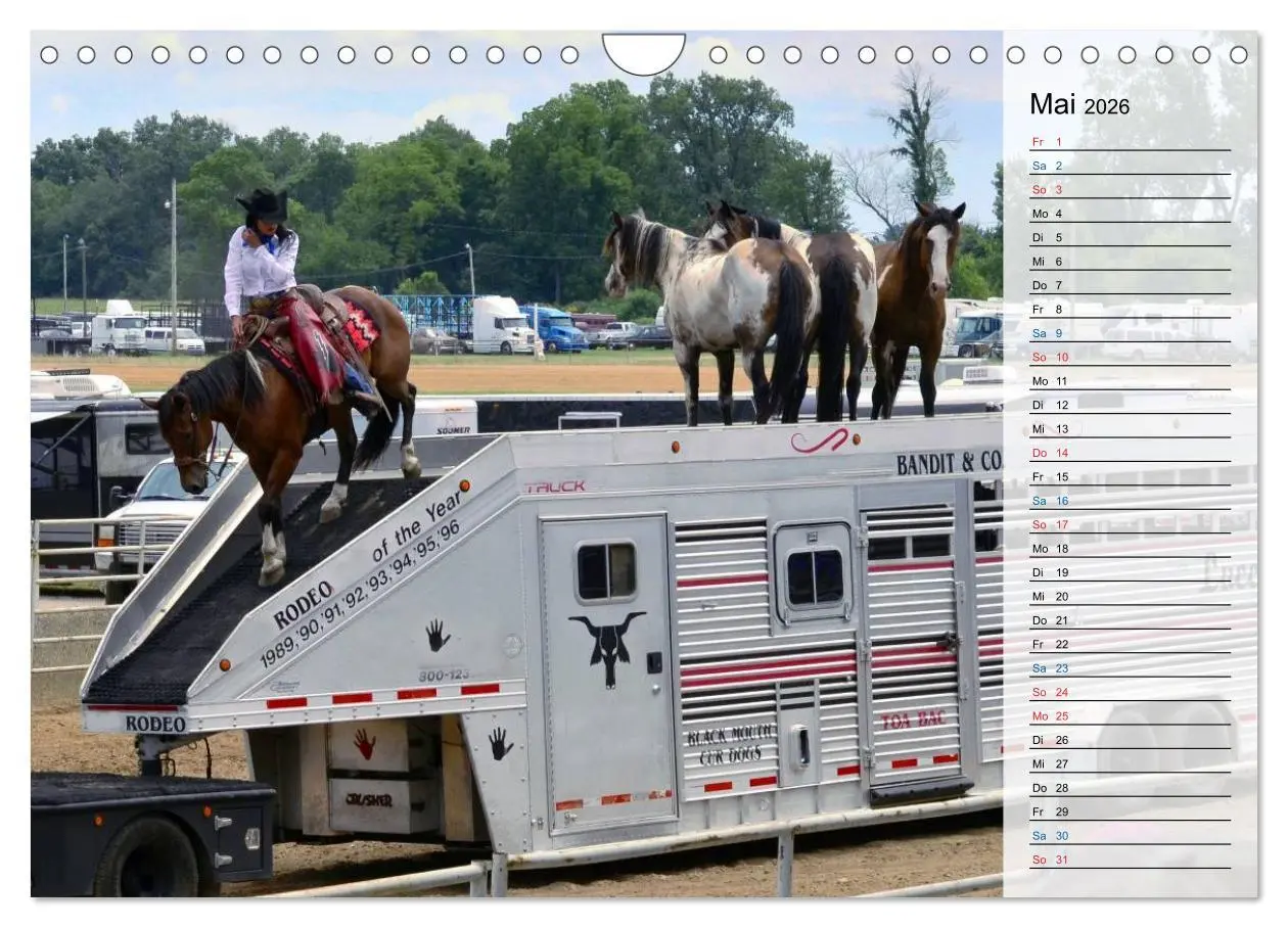 Bild: 9783457910146 | Faszination Rodeo (Wandkalender 2026 DIN A4 quer), CALVENDO...