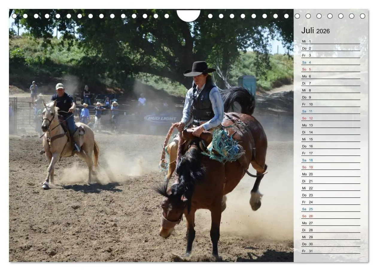 Bild: 9783457910146 | Faszination Rodeo (Wandkalender 2026 DIN A4 quer), CALVENDO...