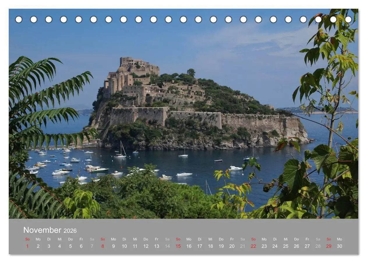 Bild: 9783516000146 | Ischia, die grüne Insel (Tischkalender 2026 DIN A5 quer), CALVENDO...