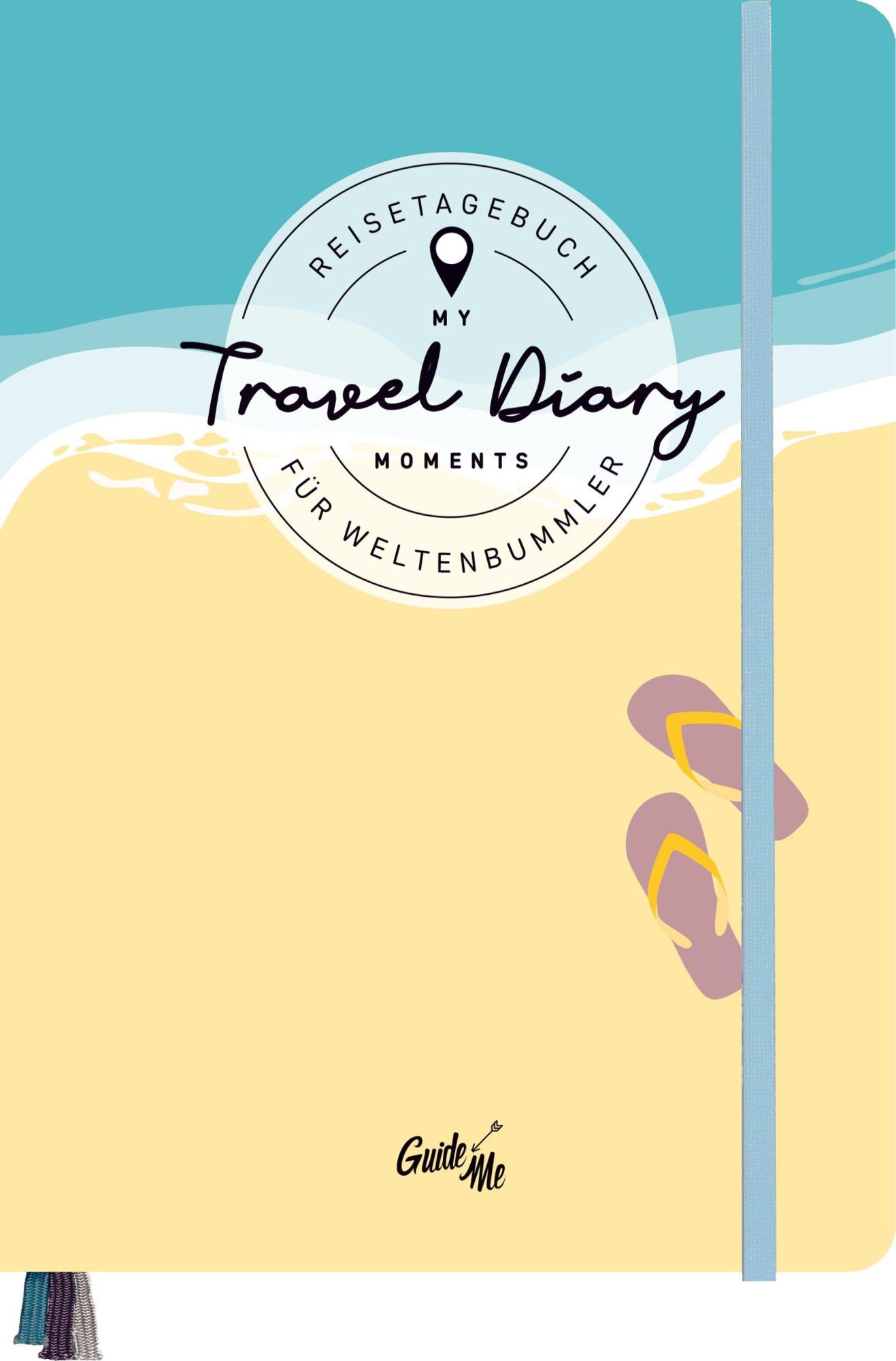 Cover: 9783828330146 | GuideMe Reisetagebuch Travel Diary "Flipflops" | Taschenbuch | 160 S.