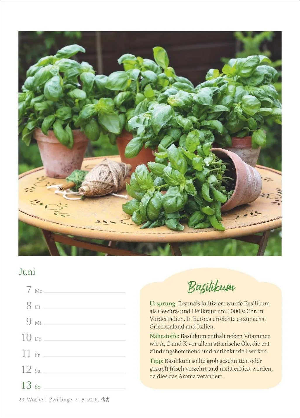 Bild: 9783840040146 | Der kleine Küchenkalender Wochenkalender 2027 - Wochenkalender mit...